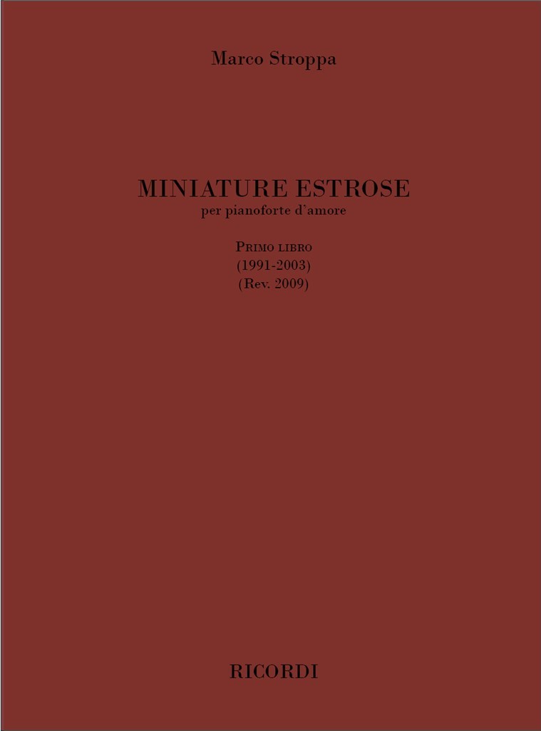 Miniature Estrose. Primo Libro